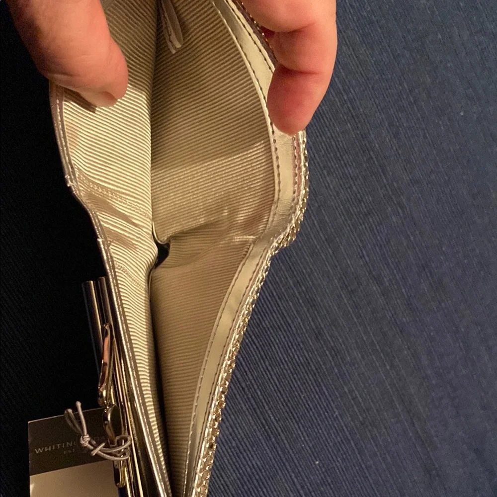 Whiting & Davis Silver Wallet Elegant Mesh Design - Picture 6 of 7